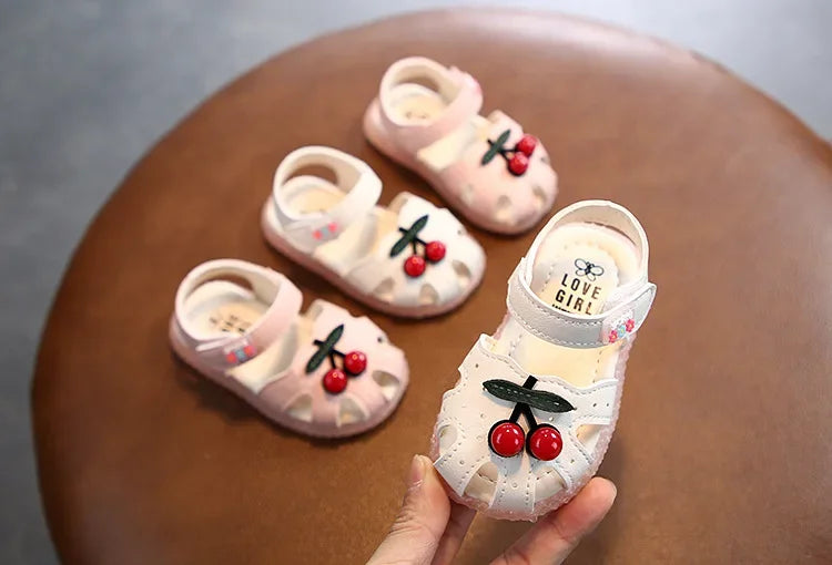 SHOE SIZE 15-25 Girls Sandal Summer Flowers Sweet Soft Children's Beach Shoes Toddler Girls Sandals Orthopedic Princess Fashion