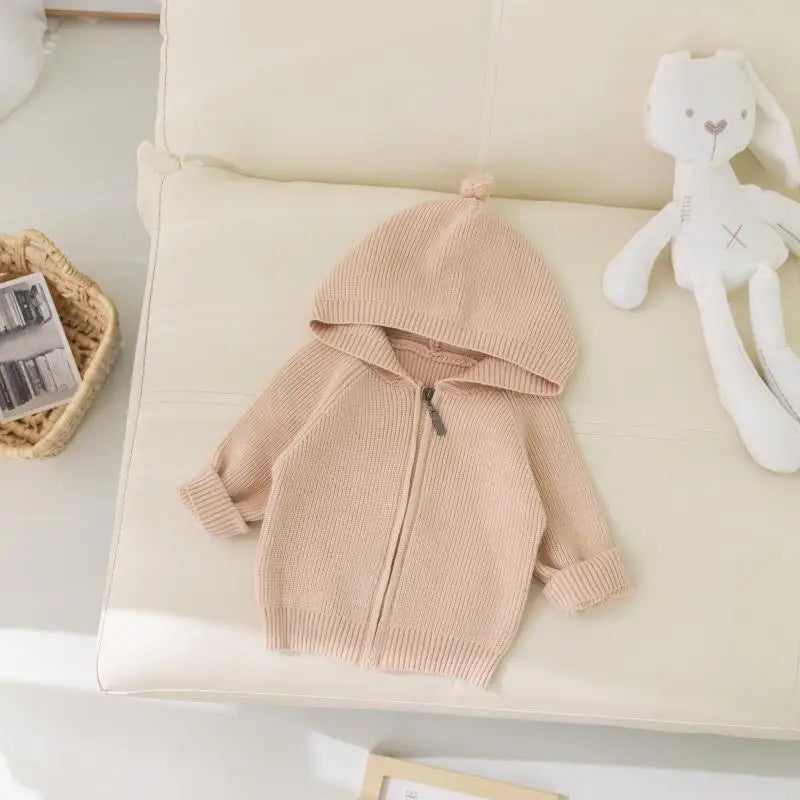 Orlando Plain Zipper Knit Sweater - GuGuTon baby store - Baby Fashion - Toddlers Outfits - Babies Outfits - Toddler Clothes - Kids Clothing - Newborn Clothes - Newborn Wear - Kids Wear - Trending Clothes - Trending Outfits - Fall Fashion - Winter Fashion - Girls Clothes - Boys Clothes - Babies Wear - Kids Accessories - KidsWear - Summer Clothes - Summer Fashion - Summer Trend - Falls Sweaters - Tops - Bottom - Jeans - Blouse - Dresses - Newborn Dresses - Toys