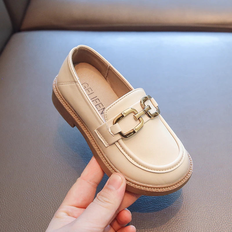 Girls' Princess Shoes 2025 Spring and Autumn Soft Soles Non-slip Foreign Style British Performance Loafers