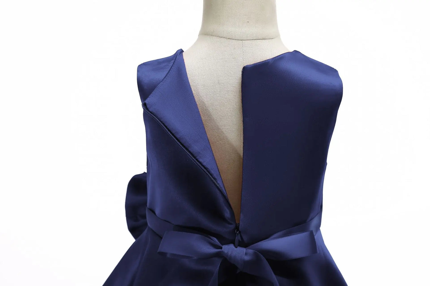 Young Kids Elegant Performance Dress For Teenager Girls Big Bow Princess Dresses