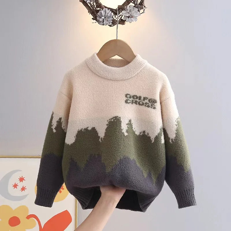 Pedro Foreign Style Knitwear Kids Sweater