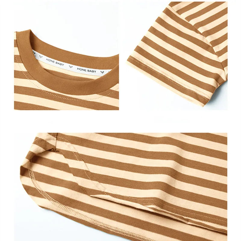 Elias Fashion Striped Loose Tees