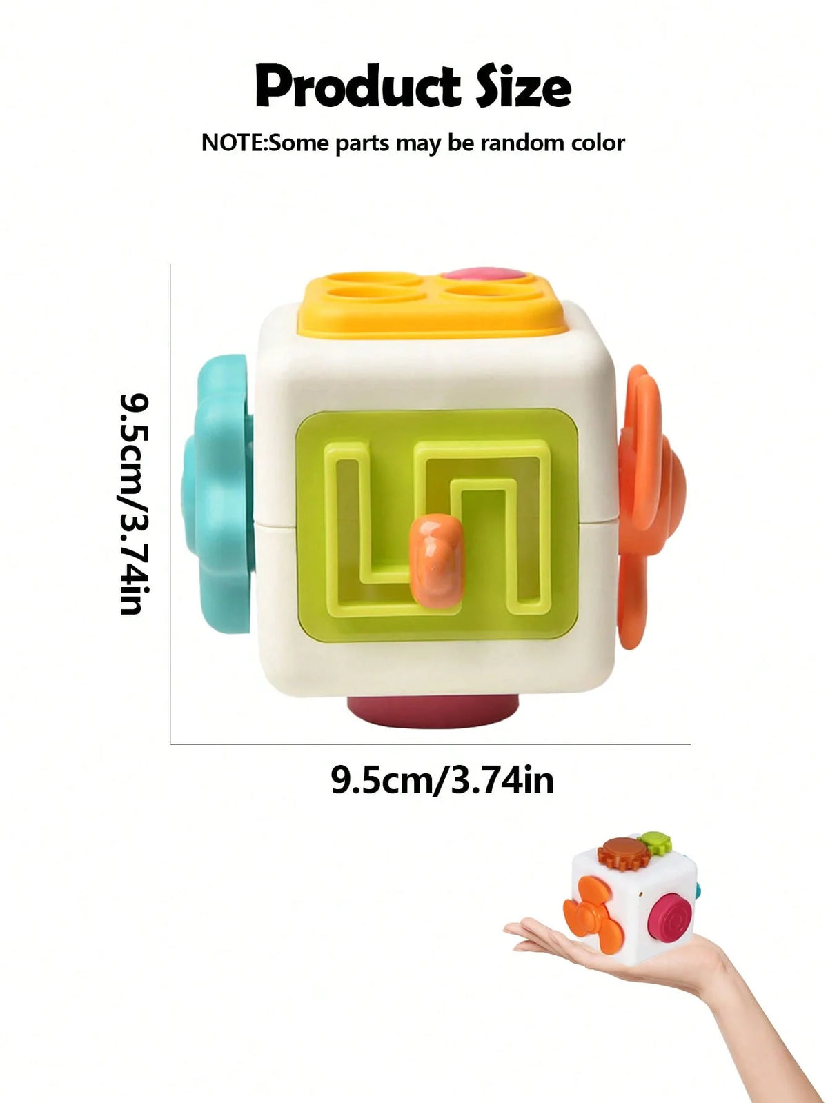 6 in 1 Montessori Educational Toys Sensory Busy Board Baby Practice Skills