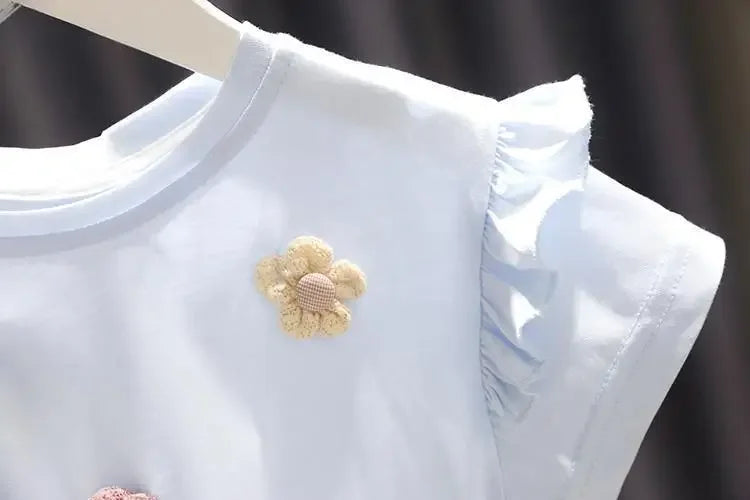Sophia Girls T-shirt New Children's Baby Cute Top Little Girl Cotton