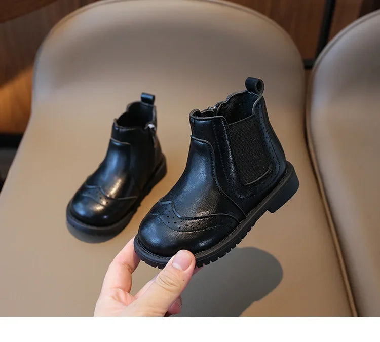 Versatile Baby Girl Boot Must-have Outdoor Lounging for Spring Autumn Clssic Princess Chelsea Short Boots Shoes