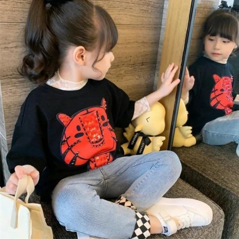 Emma Girls' Lace Bottom Spring And Summer Little Girl White Inside - GuGuTon baby store - Baby Fashion - Toddlers Outfits - Babies Outfits - Toddler Clothes - Kids Clothing - Newborn Clothes - Newborn Wear - Kids Wear - Trending Clothes - Trending Outfits - Fall Fashion - Winter Fashion - Girls Clothes - Boys Clothes - Babies Wear - Kids Accessories - KidsWear - Summer Clothes - Summer Fashion - Summer Trend - Falls Sweaters - Tops - Bottom - Jeans - Blouse - Dresses - Newborn Dresses - Toys