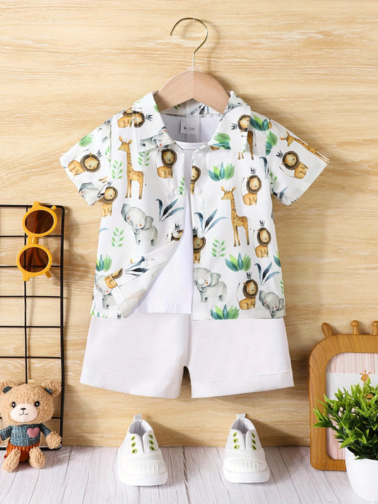 Romino Short Sleeve Holiday Shirt