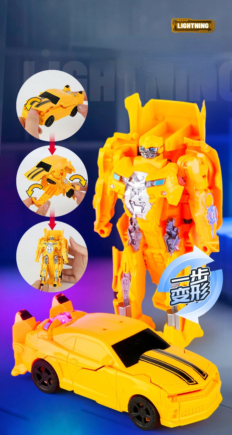 Transformation Toy Robot One Step Deformation Car - Dinosaur Toys