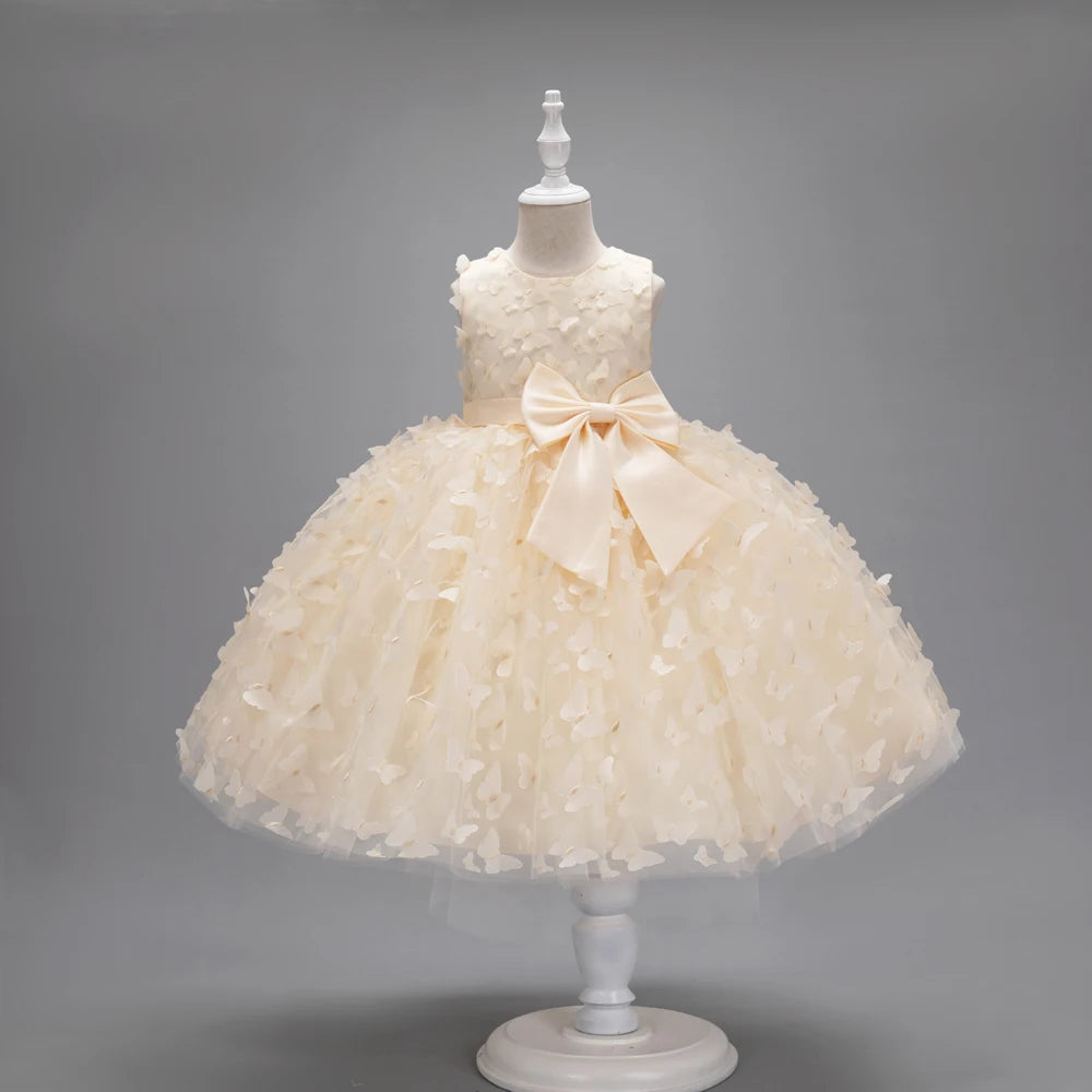 Factory Stock Dress For Children Girls Birthday Ceremony Gown  Party Dresses