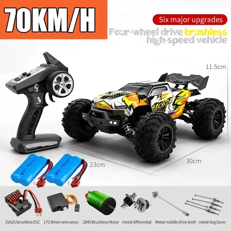 Rc Cars Off Road 4x4 16101PRO/16102PRO Brushless 2.4G Remote Control Car 4WD 1/16 High Speed Rc Truck Drift Rc Car Toys for Boys
