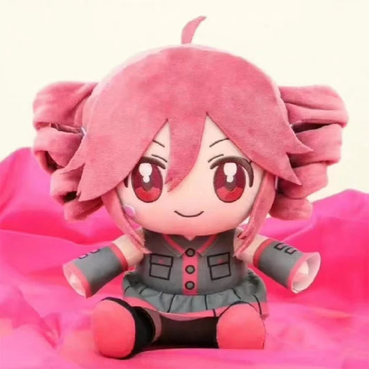 Hot Kasane Teto Plush Toy Soft Doll Stuffed Plushies Figure Anime Cosplay Cartoon