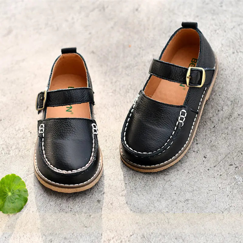 Sprng Formal Occasion Children Casual Shoes Cowhide Boys Shoes