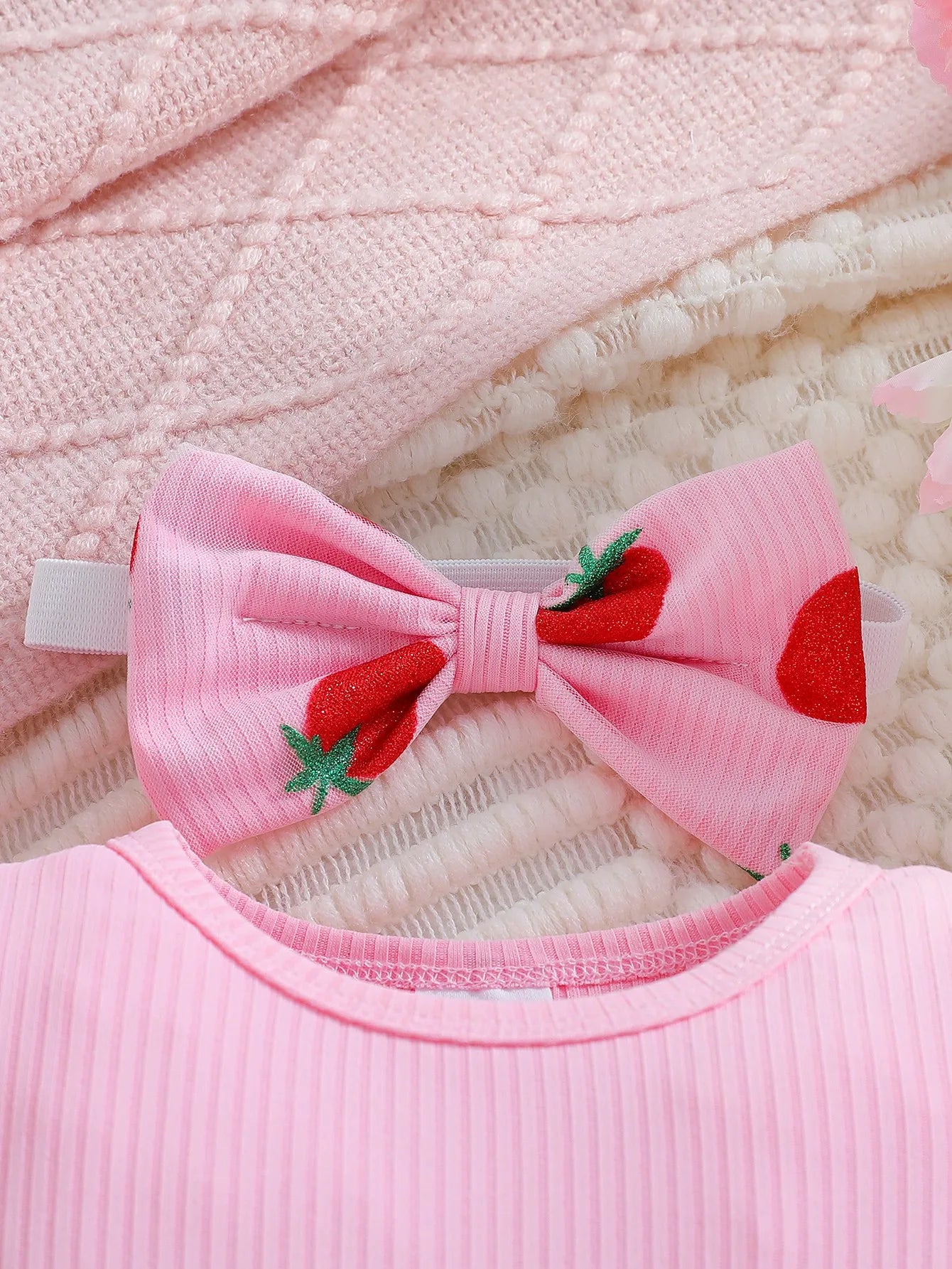 Zaila Baby Girl Autumn Skirt with Strawberry Print