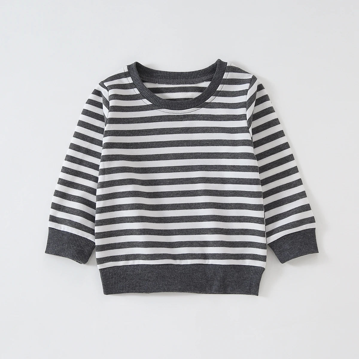 Frank Solid/Striped Crewneck Long-sleeve Pullover Sweater - GuGuTon baby store - Baby Fashion - Toddlers Outfits - Babies Outfits - Toddler Clothes - Kids Clothing - Newborn Clothes - Newborn Wear - Kids Wear - Trending Clothes - Trending Outfits - Fall Fashion - Winter Fashion - Girls Clothes - Boys Clothes - Babies Wear - Kids Accessories - KidsWear - Summer Clothes - Summer Fashion - Summer Trend - Falls Sweaters - Tops - Bottom - Jeans - Blouse - Dresses - Newborn Dresses - Toys