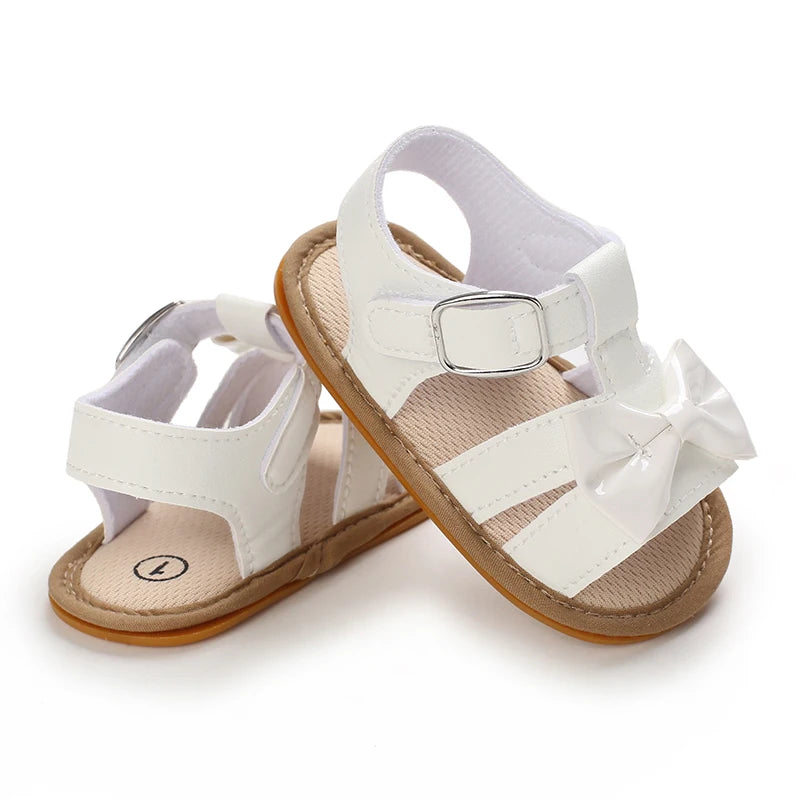 White Shoes for Baby Girl 0-18M Girl Soft Sole Princess Shoes Formal Wedding Birthday Party Toddler