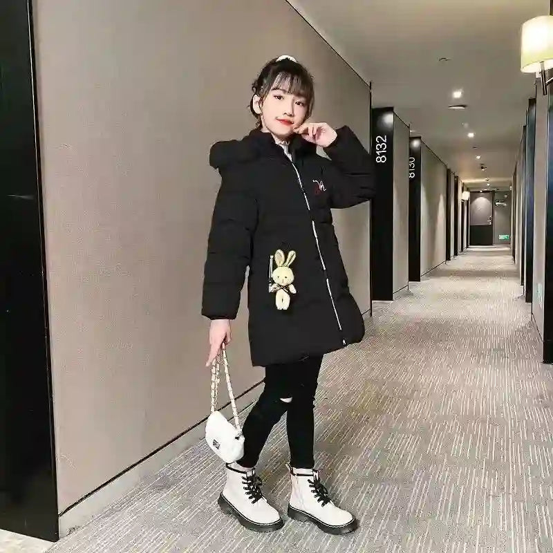 Selena Stylish Winter Hooded Jacket for Girls