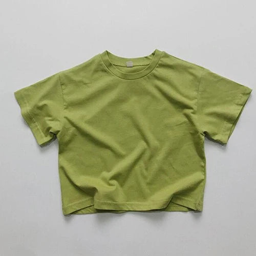 Miguel Cotton Short Sleeve Solid Tees - GuGuTon baby store - Baby Fashion - Toddlers Outfits - Babies Outfits - Toddler Clothes - Kids Clothing - Newborn Clothes - Newborn Wear - Kids Wear - Trending Clothes - Trending Outfits - Fall Fashion - Winter Fashion - Girls Clothes - Boys Clothes - Babies Wear - Kids Accessories - KidsWear - Summer Clothes - Summer Fashion - Summer Trend - Falls Sweaters - Tops - Bottom - Jeans - Blouse - Dresses - Newborn Dresses - Toys