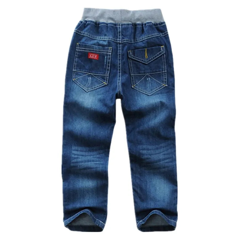 Pablo Children Denim Pants Spring Autumn Casual Elastic Waist