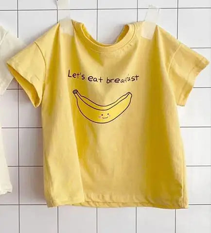 Luca Cute Banana Print Tees