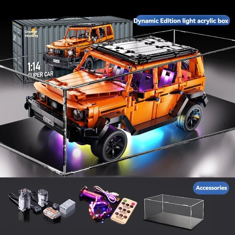 NEW Technical Super Car G Class Off Road Vehicle Building Blocks Creative Desktop Model  Birthday Halloween Christmas gifts Kids