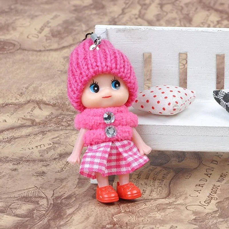 New 5 Pcs Kids Toys Soft Baby Dolls Toy Mini Doll For Girls Random Colors Wholesale