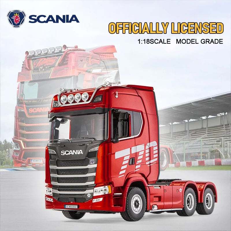 HUINA 1501 2.4G RC Truck With Light 1:18 4WD Full Scale 19CH Remote Control Car Alloy Heavy Truck Trailer Model Toy For Kid Gift