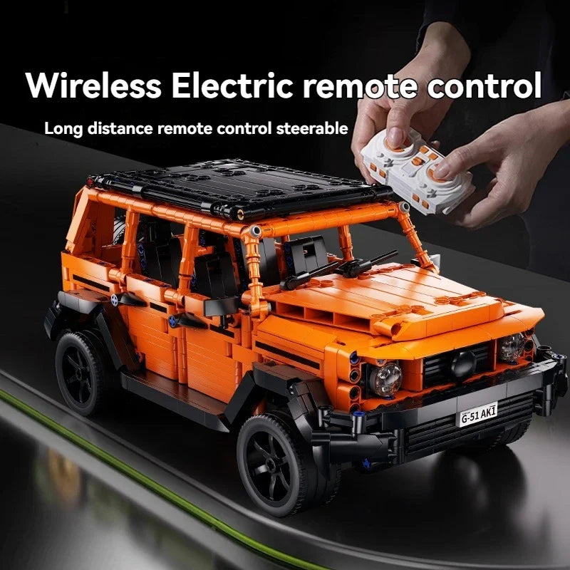 NEW Technical Super Car G Class Off Road Vehicle Building Blocks Creative Desktop Model  Birthday Halloween Christmas gifts Kids