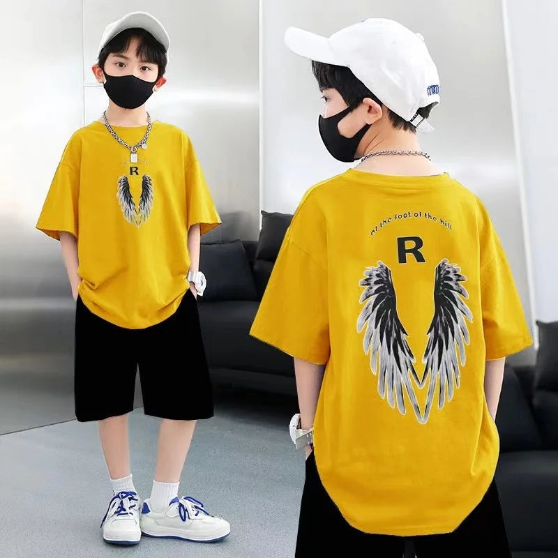 Jhonny Wing Printed Short Sleeve Tees