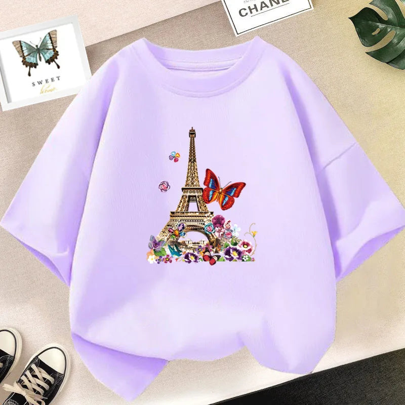 Abigail Pink Heart Flower Print Girls Tshirt Casual Cute T-Shirt Fashion - GuGuTon baby store - Baby Fashion - Toddlers Outfits - Babies Outfits - Toddler Clothes - Kids Clothing - Newborn Clothes - Newborn Wear - Kids Wear - Trending Clothes - Trending Outfits - Fall Fashion - Winter Fashion - Girls Clothes - Boys Clothes - Babies Wear - Kids Accessories - KidsWear - Summer Clothes - Summer Fashion - Summer Trend - Falls Sweaters - Tops - Bottom - Jeans - Blouse - Dresses - Newborn Dresses - Toys