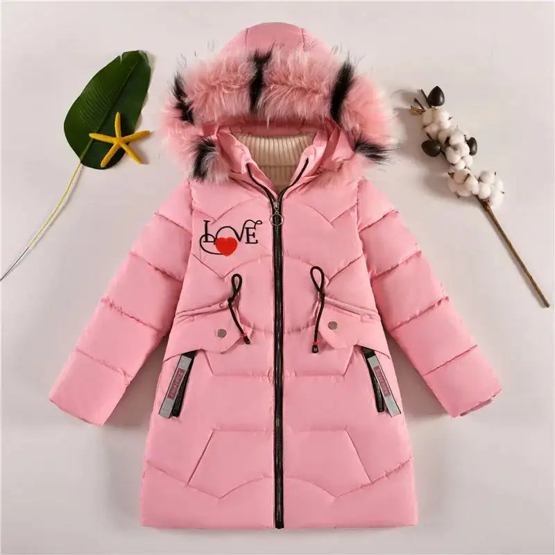 Selena Stylish Winter Hooded Jacket for Girls