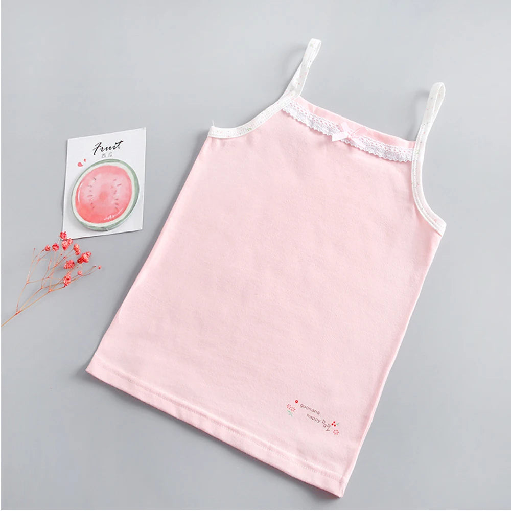 Olivia Cartoon Underwear Young Cotton Children Undershirts