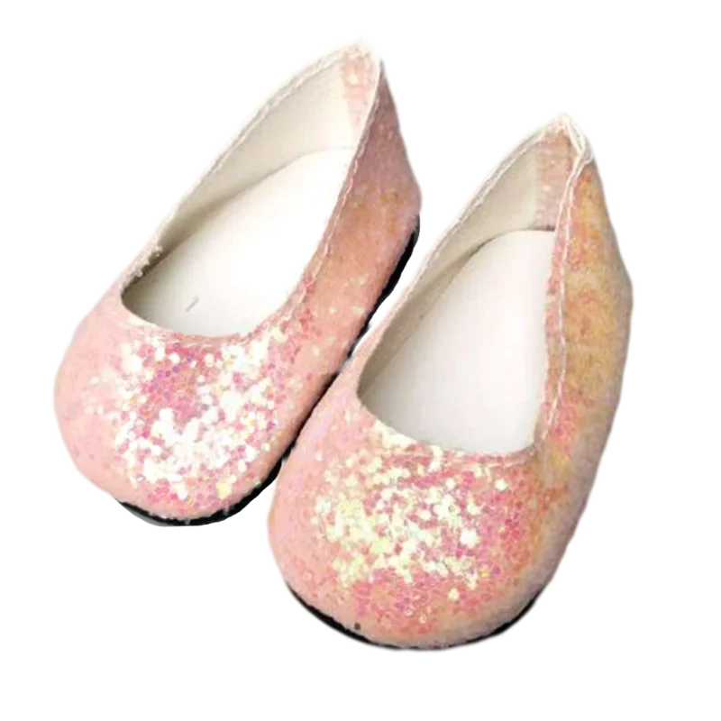 Baby Doll Shoes for 43cm Doll Shoes for 18 Inch Girl Doll Princess Shoes Toy  Accessories