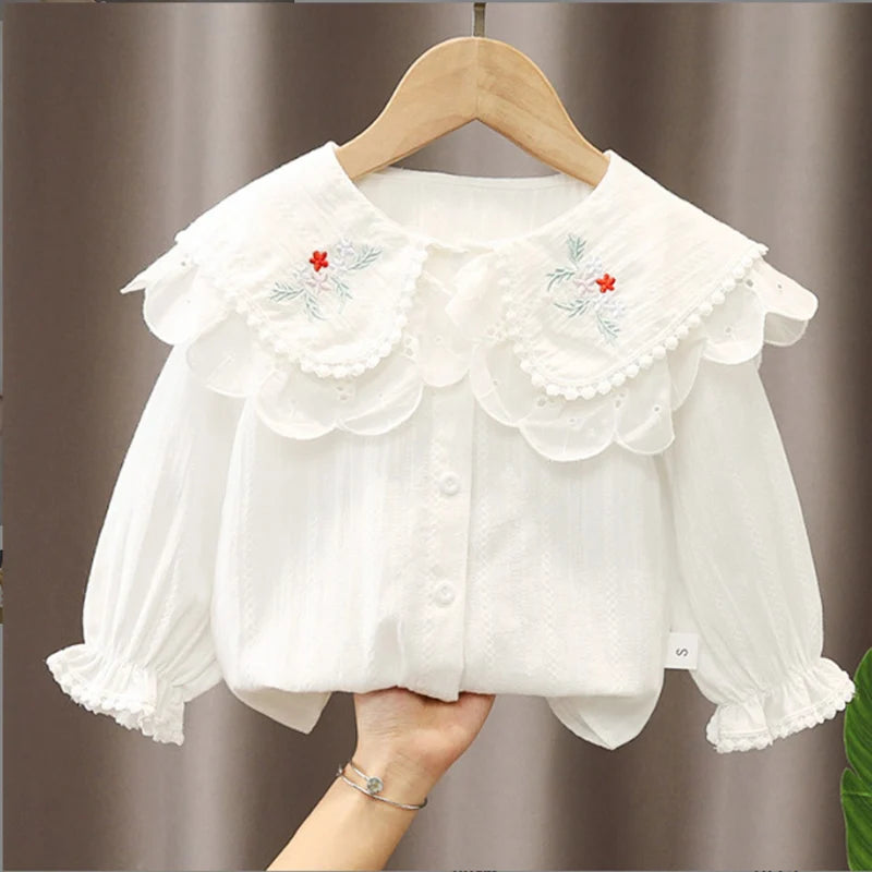 Wendy Princess Embroidered Blouse Top