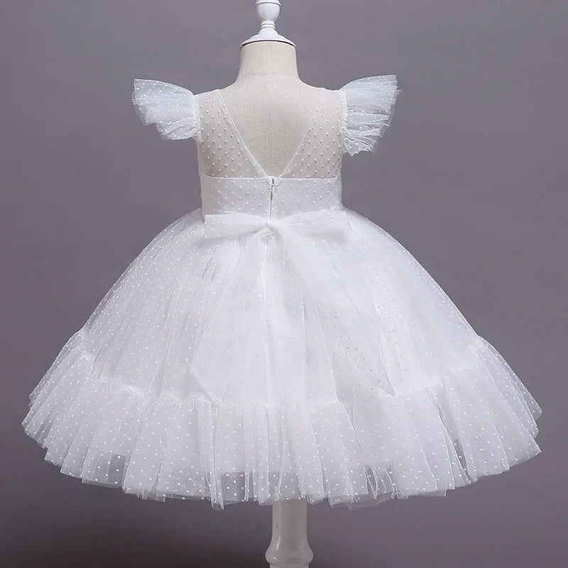 Irene Party Communion Ceremony Princess Dress Lace Thin Kids Ball