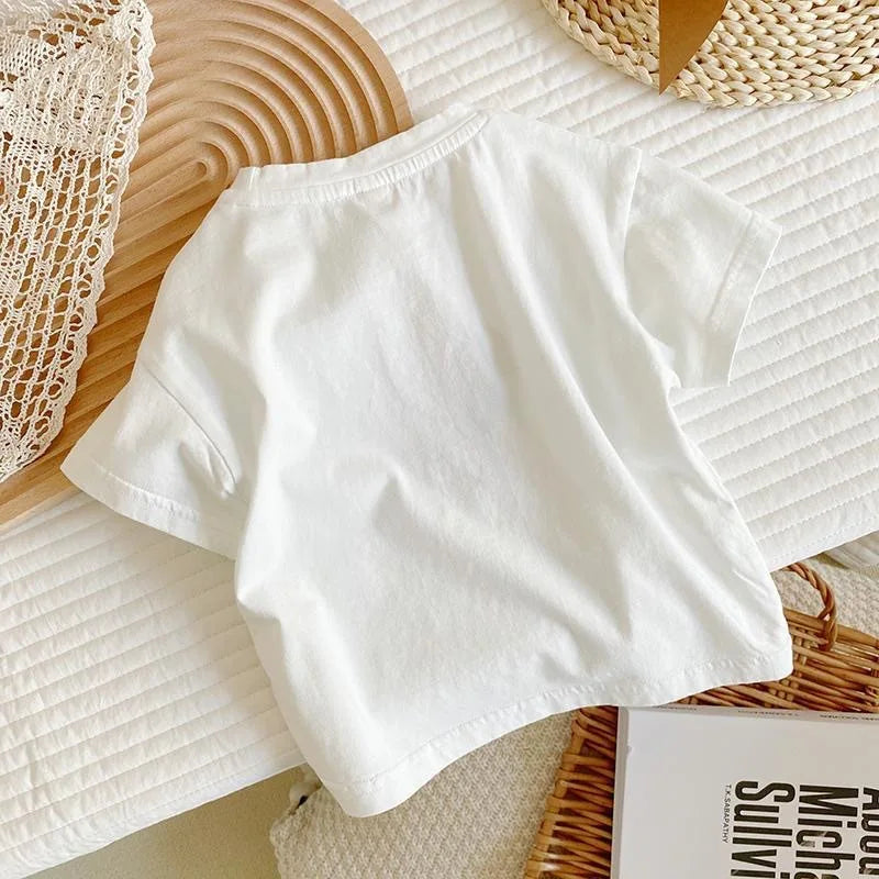 Tobias Muslin Pocket Spliced Cool Tees - GuGuTon baby store - Baby Fashion - Toddlers Outfits - Babies Outfits - Toddler Clothes - Kids Clothing - Newborn Clothes - Newborn Wear - Kids Wear - Trending Clothes - Trending Outfits - Fall Fashion - Winter Fashion - Girls Clothes - Boys Clothes - Babies Wear - Kids Accessories - KidsWear - Summer Clothes - Summer Fashion - Summer Trend - Falls Sweaters - Tops - Bottom - Jeans - Blouse - Dresses - Newborn Dresses - Toys