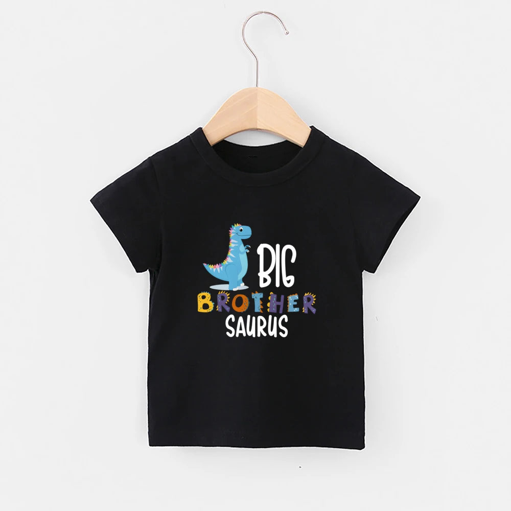 Saul Big Brother Little Brother Dinosaur Tees - GuGuTon baby store - Baby Fashion - Toddlers Outfits - Babies Outfits - Toddler Clothes - Kids Clothing - Newborn Clothes - Newborn Wear - Kids Wear - Trending Clothes - Trending Outfits - Fall Fashion - Winter Fashion - Girls Clothes - Boys Clothes - Babies Wear - Kids Accessories - KidsWear - Summer Clothes - Summer Fashion - Summer Trend - Falls Sweaters - Tops - Bottom - Jeans - Blouse - Dresses - Newborn Dresses - Toys