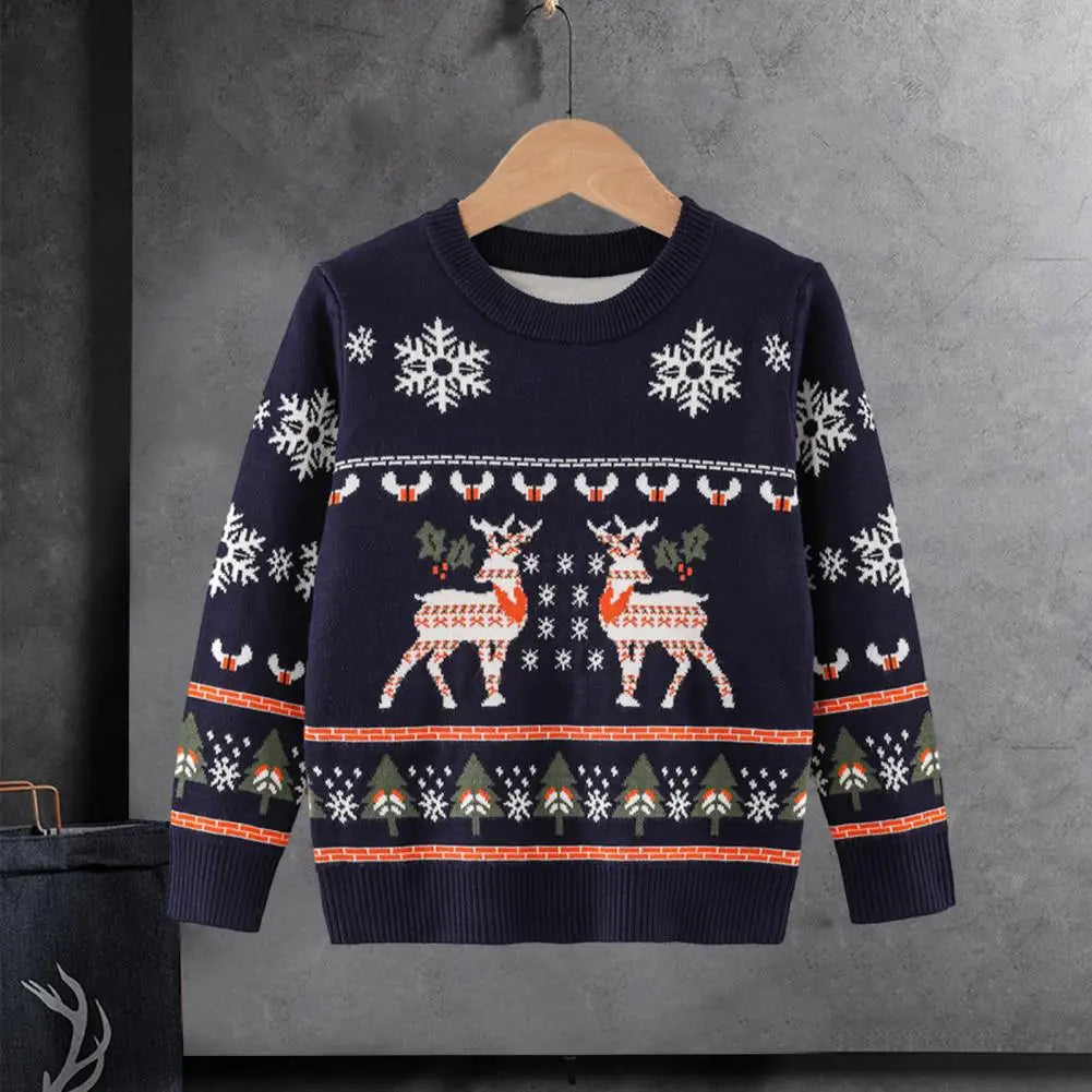 Jochy Cozy Cartoon Design Christmas Sweater