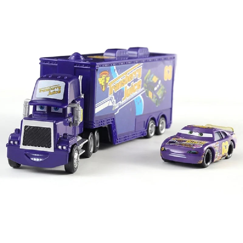 Cars 2 Mack Truck Pixar racing car Lightning McQueen Jackson Storm mini Car