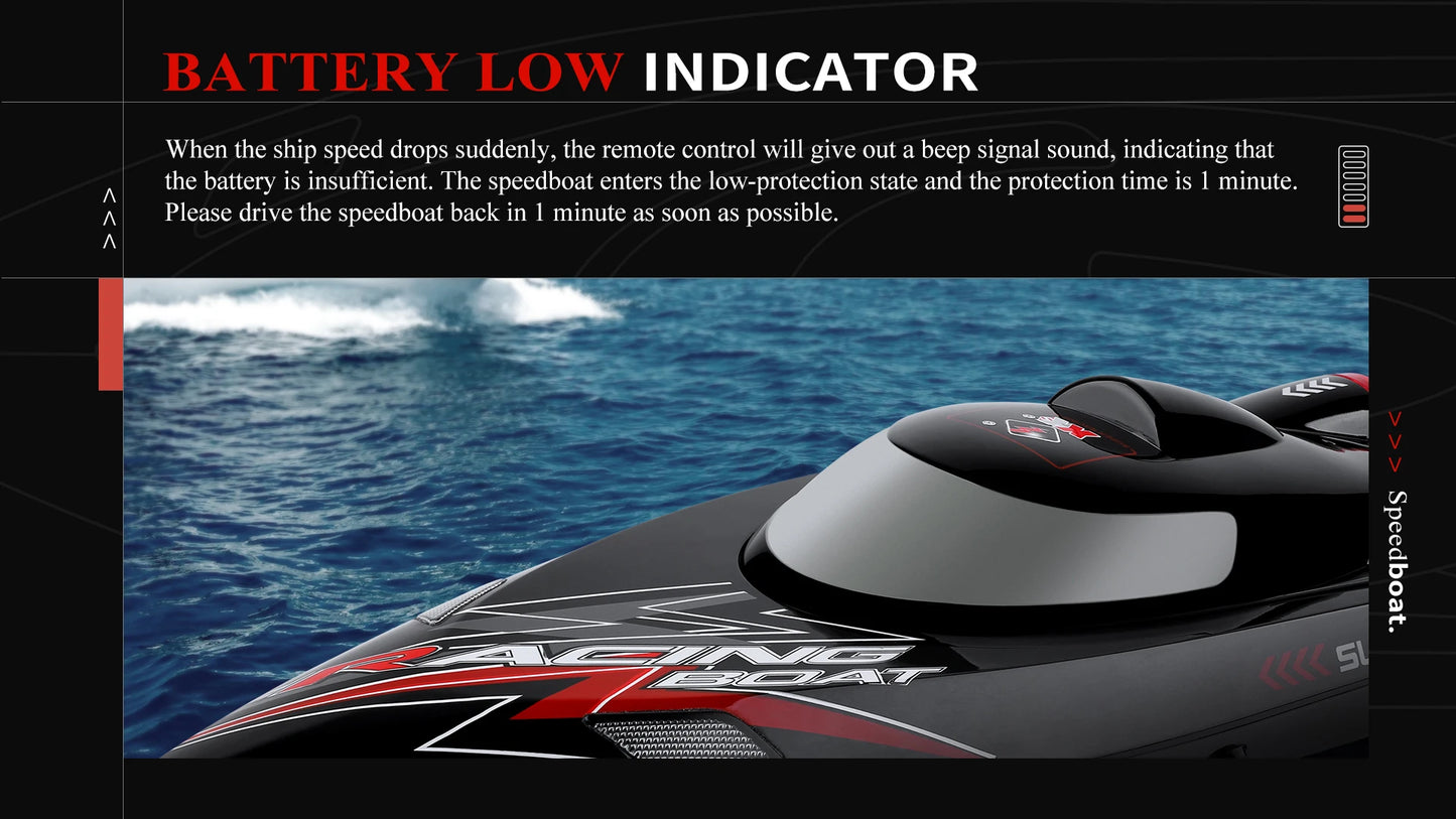 2.4Ghz 55KM/H Brushless High Speed Racing Ship Remote Control