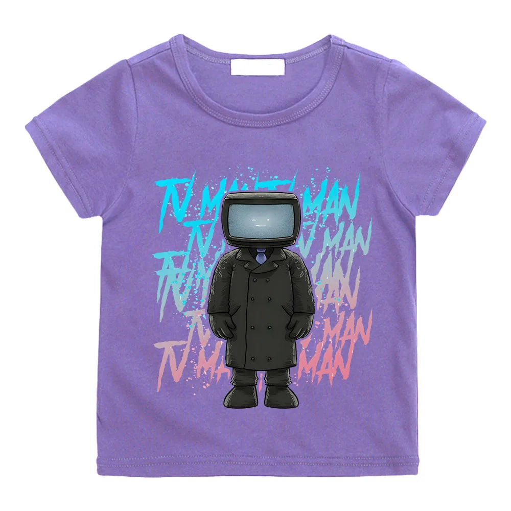 Nabil Short Sleeve Speakerman Print Child Tees - GuGuTon baby store - Baby Fashion - Toddlers Outfits - Babies Outfits - Toddler Clothes - Kids Clothing - Newborn Clothes - Newborn Wear - Kids Wear - Trending Clothes - Trending Outfits - Fall Fashion - Winter Fashion - Girls Clothes - Boys Clothes - Babies Wear - Kids Accessories - KidsWear - Summer Clothes - Summer Fashion - Summer Trend - Falls Sweaters - Tops - Bottom - Jeans - Blouse - Dresses - Newborn Dresses - Toys