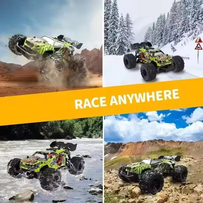 1:20 Off Road RC Car 4WD All Terrain RC Monster Truck, 2.4G High Speed with LED Light, Top Birthday Christmas Gift Toy for Boys