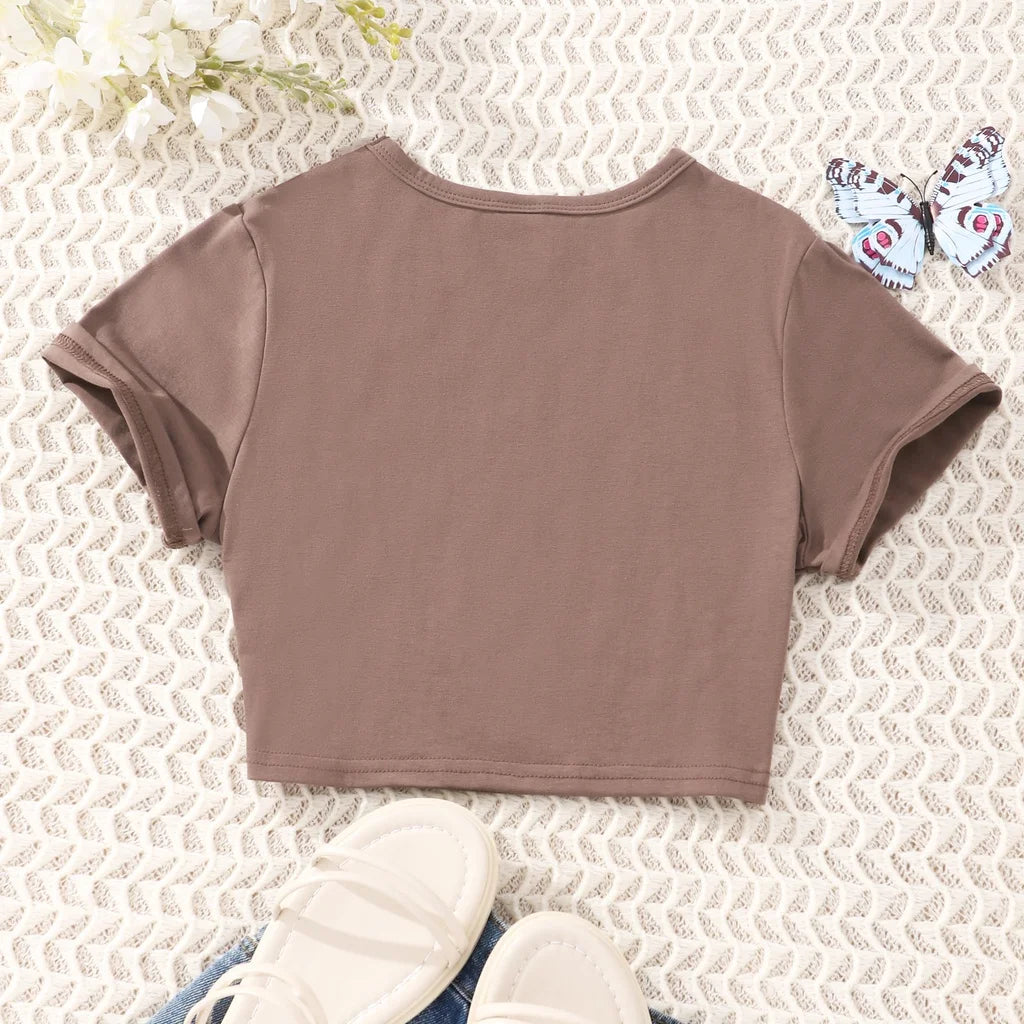 Carmen Fashion Sleeve Casual Cotton Children Clothing