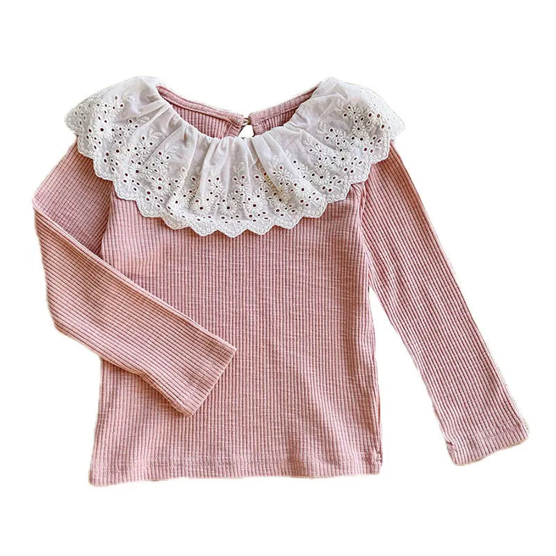 Judith Ruffled Edge Baby Knitwear Tops