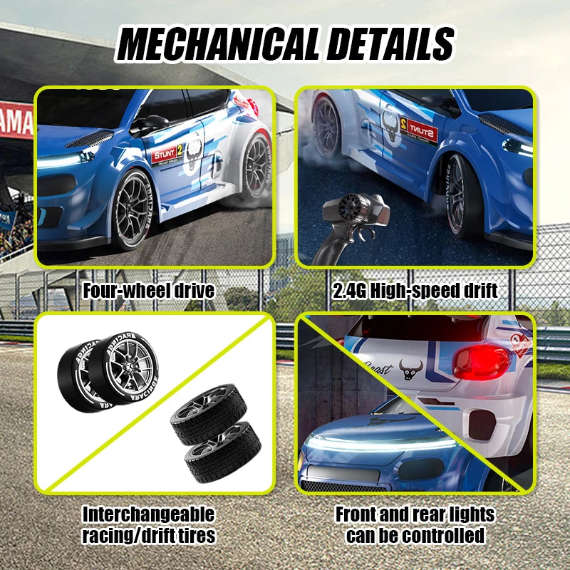 2026NEW Rc Rally Drift Car SG716 SG718 1/24 4WD Remote Control Cars Electric Vehicle Model 20KM/H High Speed Racing Drive Toys