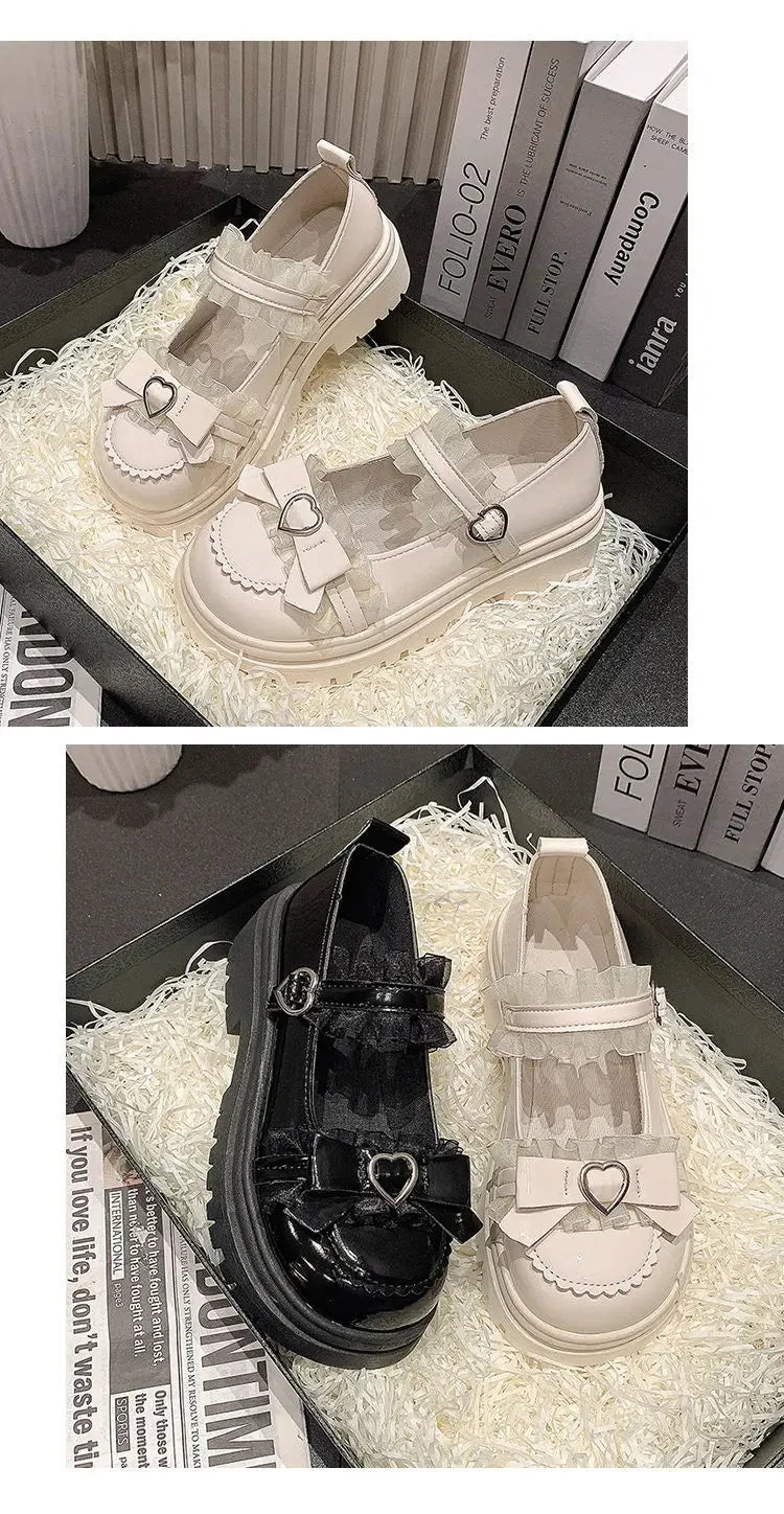 2025 Summer New School Girl JK Loafer Pumps Platform Shoes