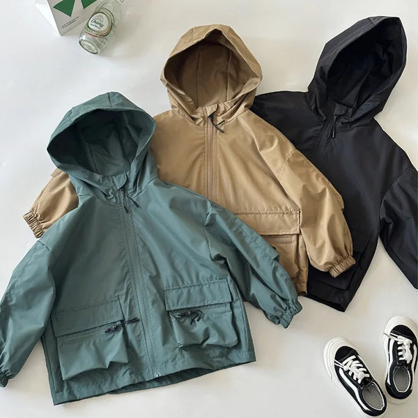 Ilai Spring Autumn Hoody Waterproof Coat Sweater