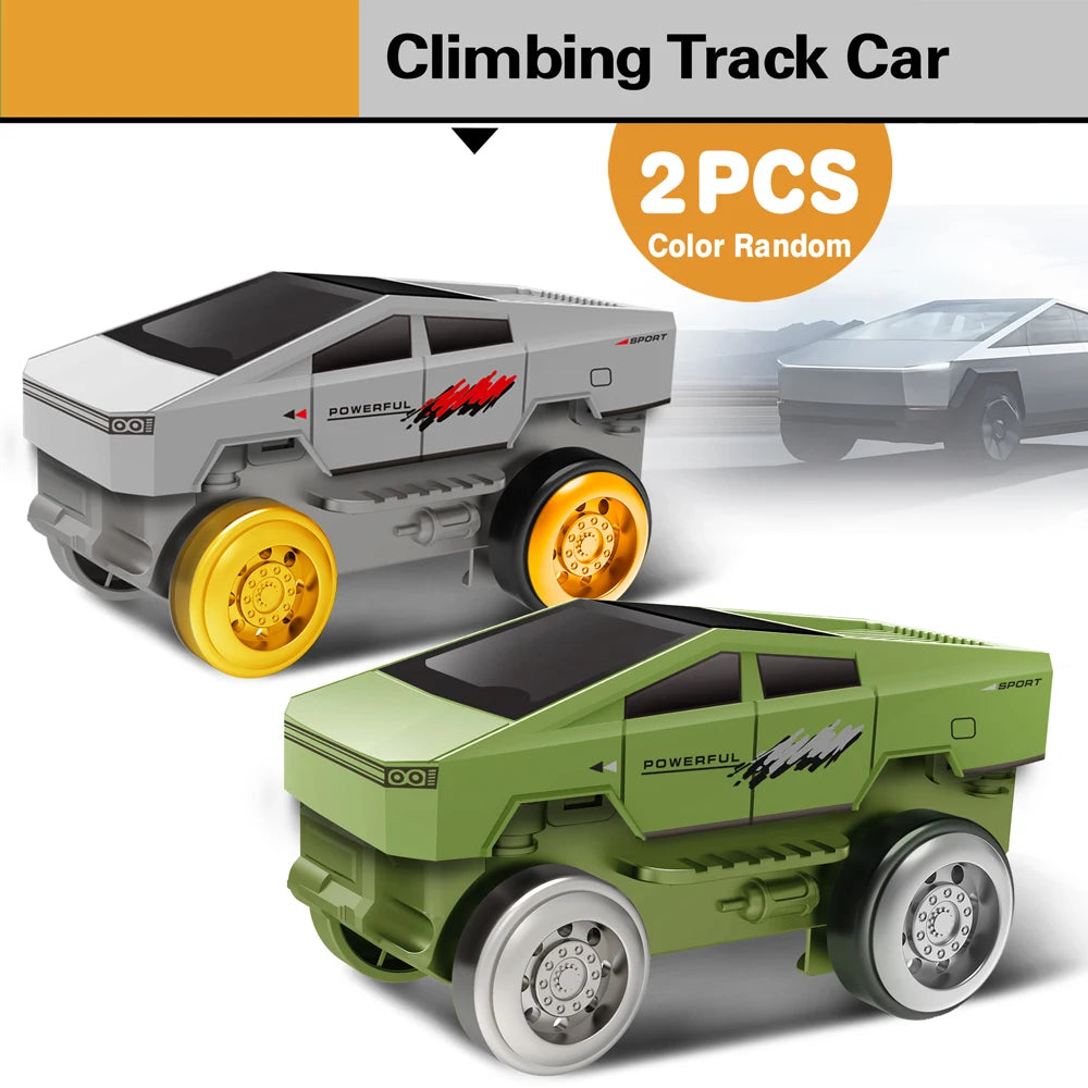 Magic Climbing Track Train Dinosaur World Road Race Flexible Track car