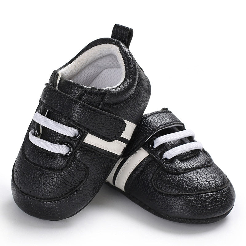 Baby Shoes Newborn Boys Sneaker Girls Two Striped First - GuGuTon