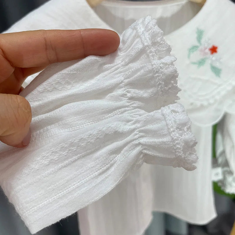 Wendy Princess Embroidered Blouse Top
