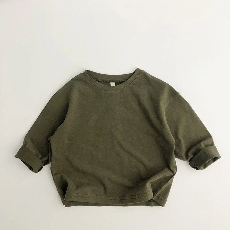 Wesly Long Sleeve Cotton Spring Tees